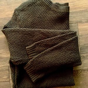 Dark green sweater